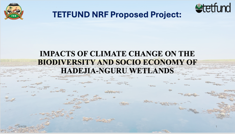 TETFUND NRF Proposed Project